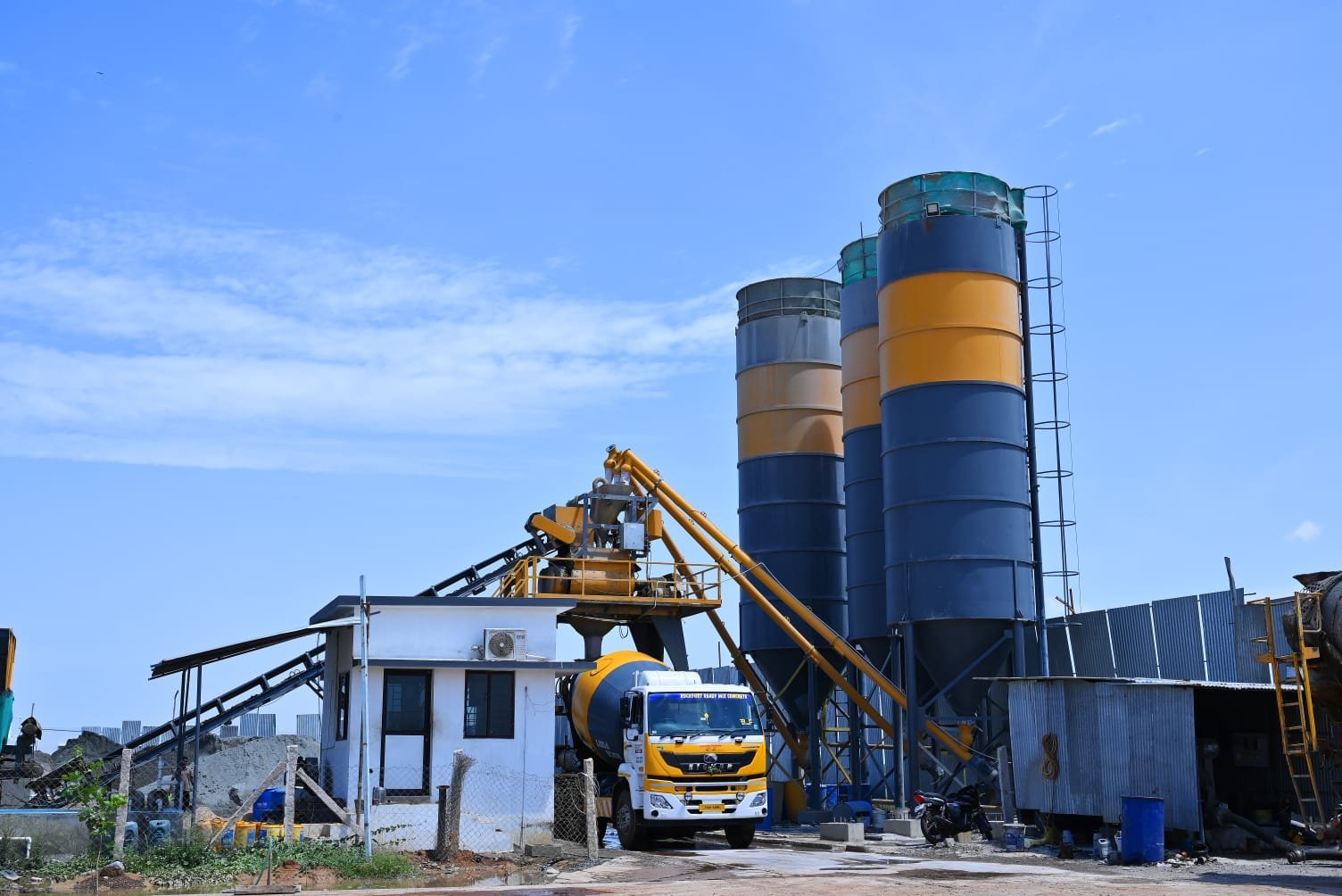 Urban Site Concrete Line Pumping