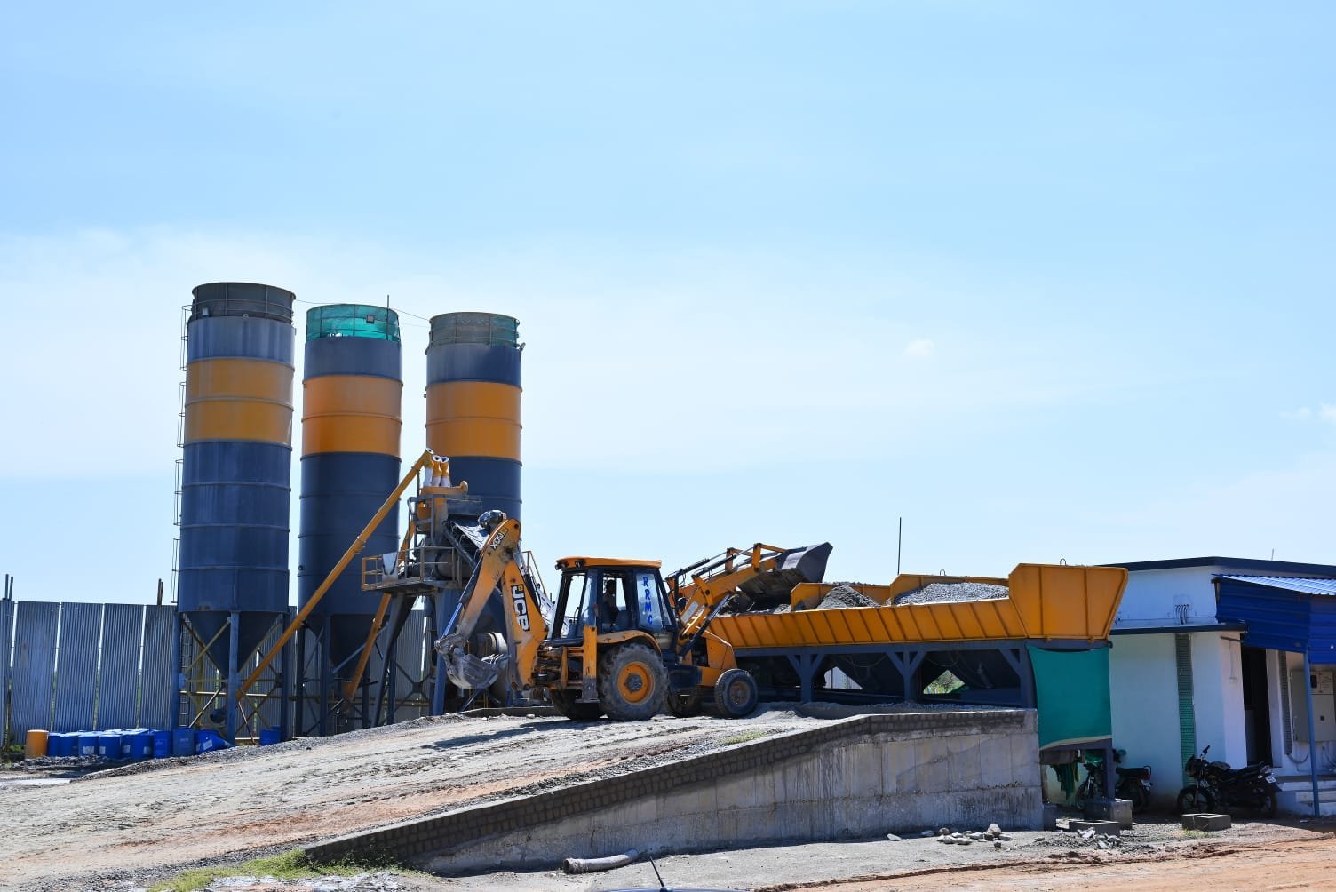 Transit Mixer Site Delivery in Progress