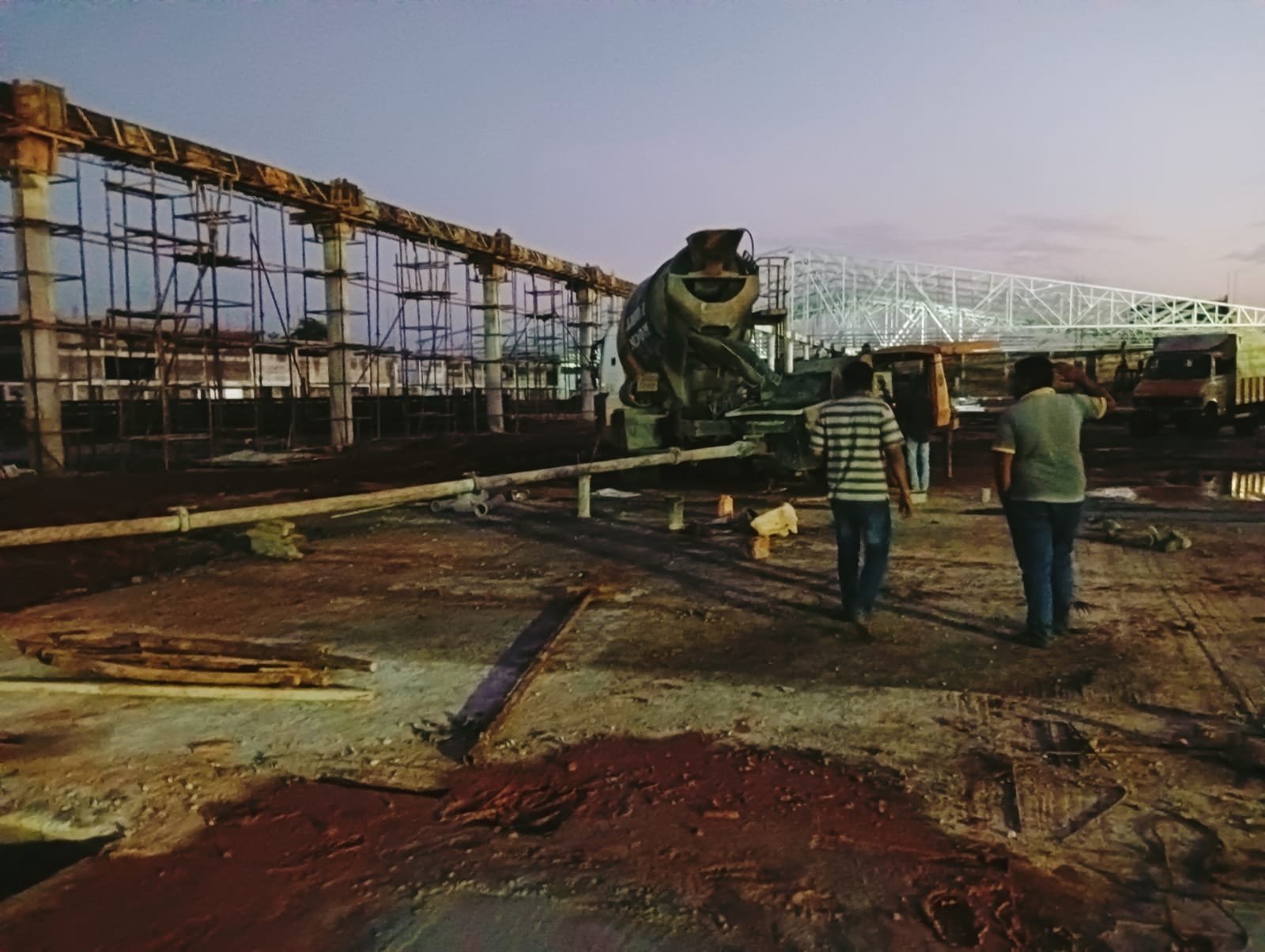 Commercial Terrace Roof Slab Leveling